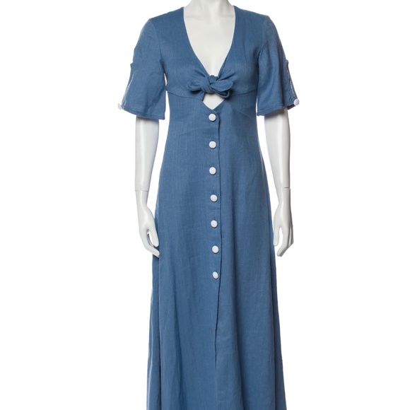 ALEXIS V-Neck Long Dress S Retail: 750 USD - Picture 1 of 3